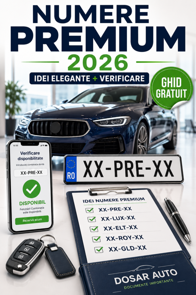 numere de înmatriculare premium